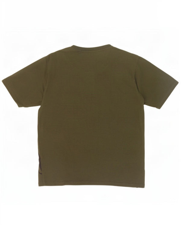 AUSTRALIAN L'ALPINA Herren-T-Shirt mit Grafik, groß, Khaki, Baumwolle