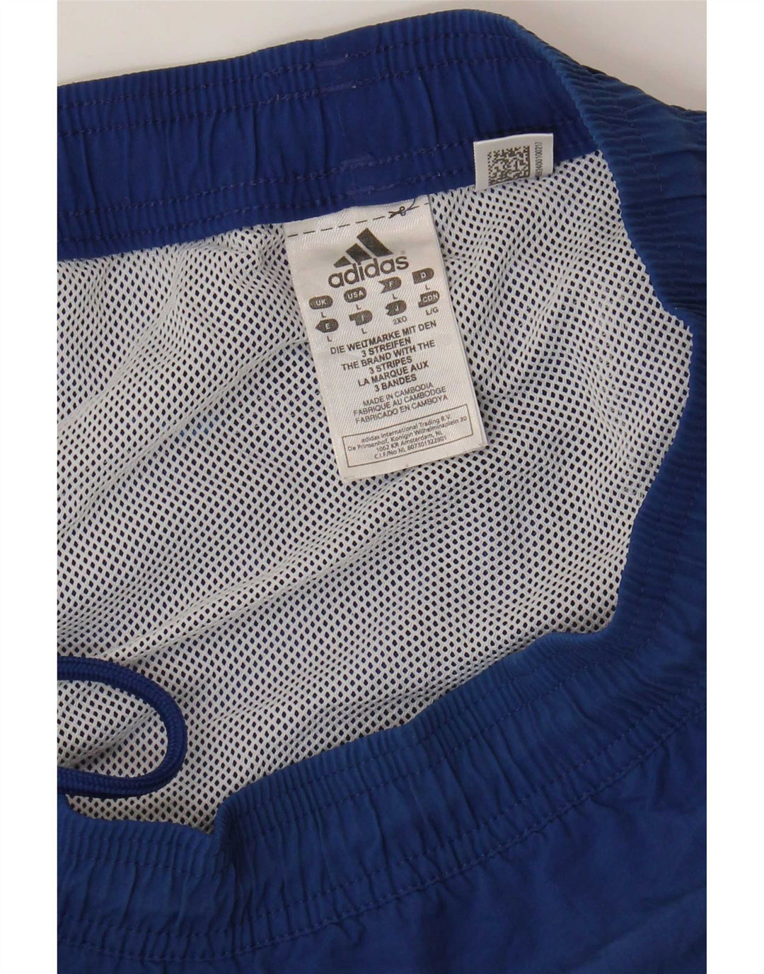 Adidas Herren Badeshorts mit Grafik, groß, blau, Colourblock-Polyamid