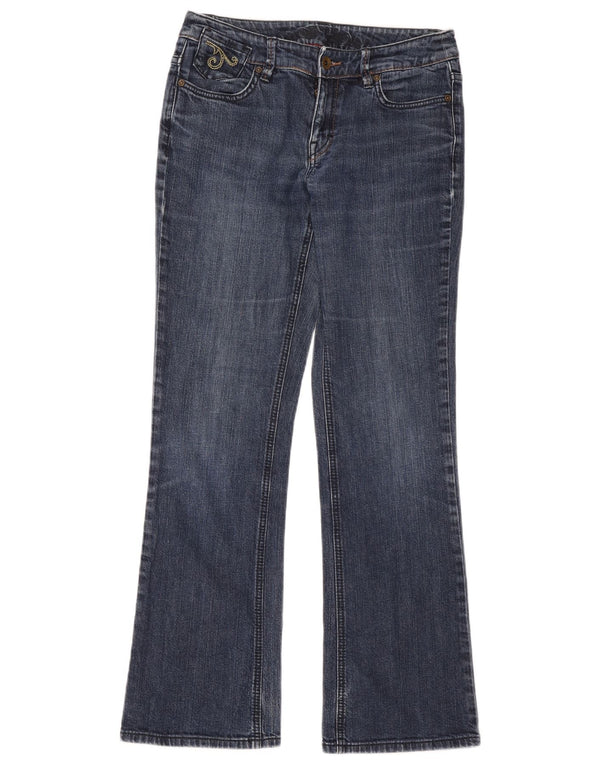 Esprit Damen Bootcut Jeans W32 L30 Blaue Baumwolle