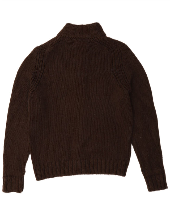 Zara Herren Strickjacke Mittelbraun