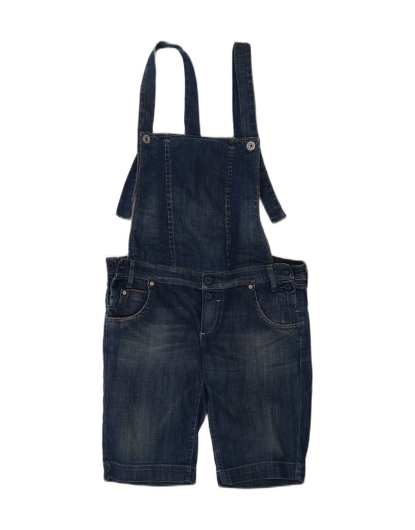 Meltin' Pot Damen-Latzhose, Denim-Shorts W31, mittelmarineblaue Baumwolle