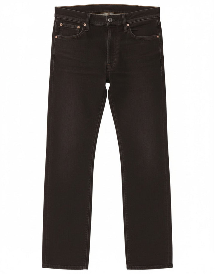 Levi's Damen 314 Shaping Straight Jeans W28 L30 Schwarz