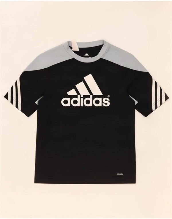Fila Climalite Graphic T-Shirt für Jungen, 11–12 Jahre, Größe L, Schwarz, Farbblock