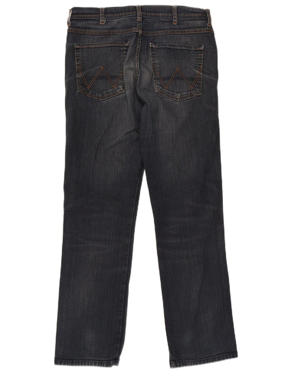 Wrangler Herren Arizona Stretch Straight Jeans W32 L32 Marineblau Baumwolle