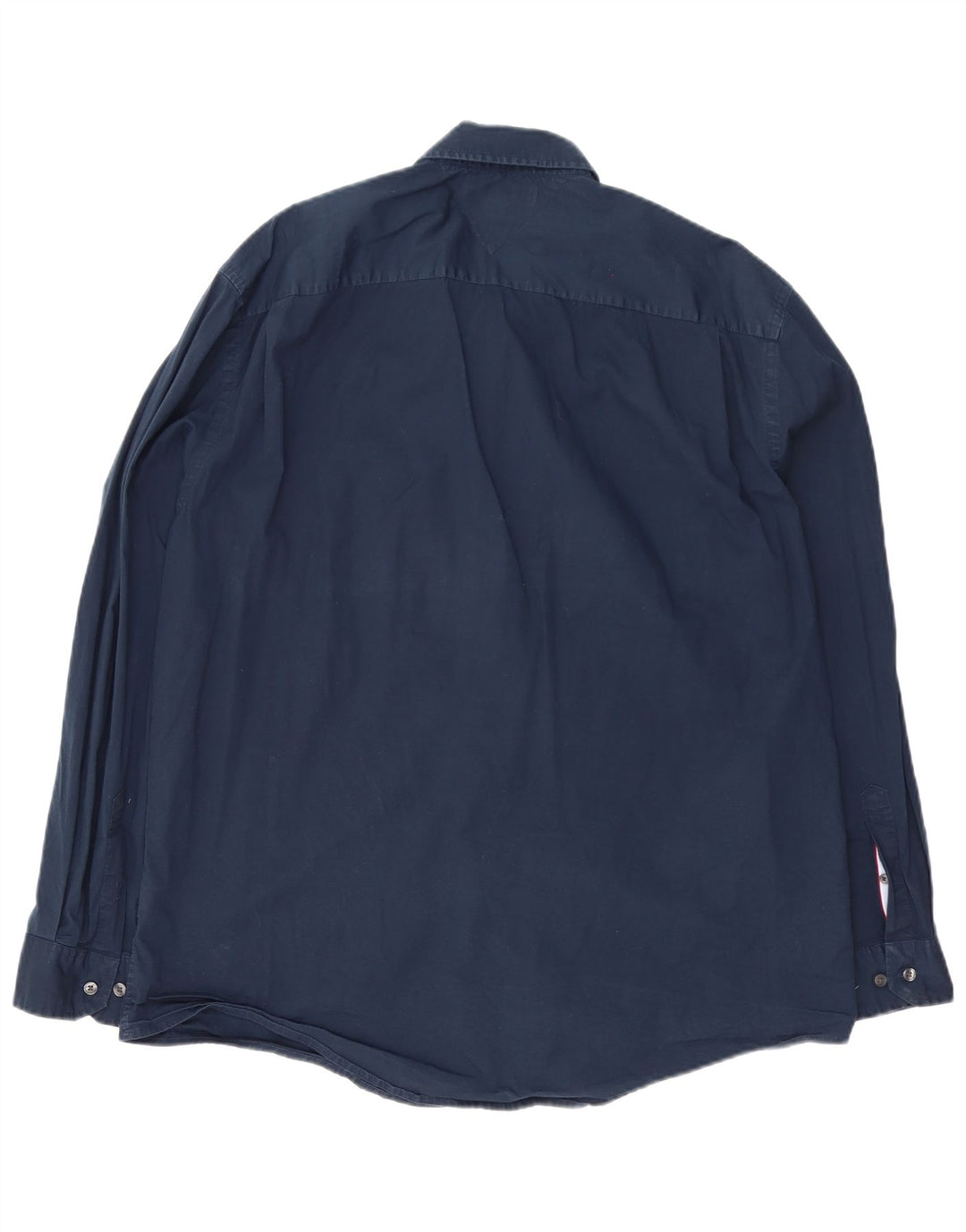 Tommy Hilfiger Herrenhemd 2XL Marineblau Baumwolle