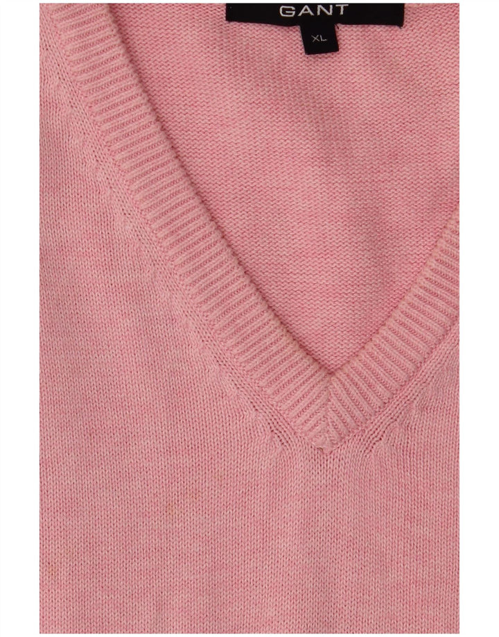 Gant Herren Weste Tank Top XL Rosa Baumwolle
