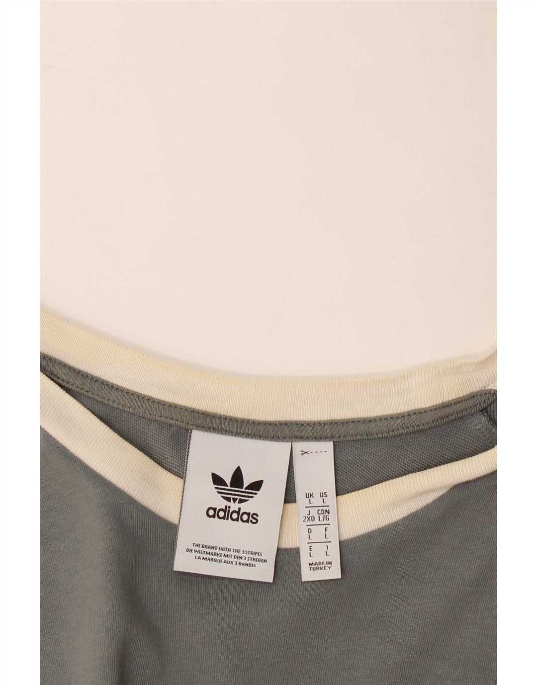Adidas Herren T-Shirt Top Large Grau