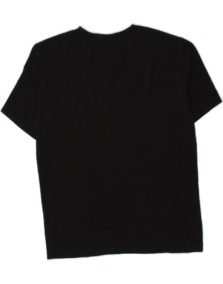 FILA Mens T-Shirt Top Small Black Cotton Vintage Fila and Second-Hand Fila from Messina Hembry 