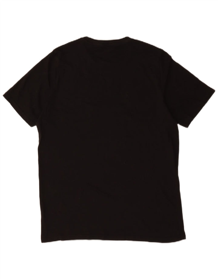 Puma Herren T-Shirt mit Grafik, groß, aus schwarzer Baumwolle