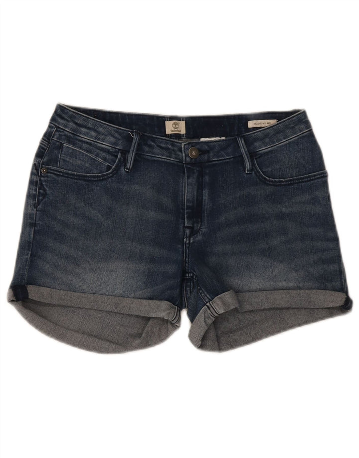 Timberland Damen-Jeansshorts W29, mittelmarineblaue Baumwolle
