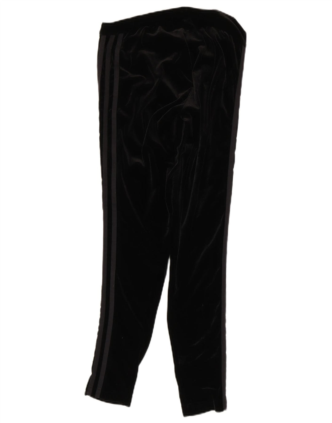 Adidas Damen Velours-Leggings UK 12 Medium Schwarz Polyester