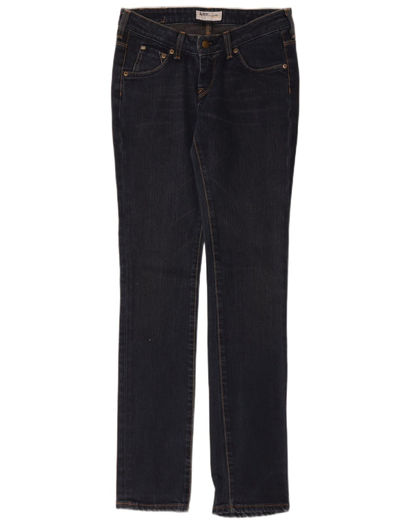 Lee Damen Norma Slim Jeans W27 L33 Marineblaue Baumwolle