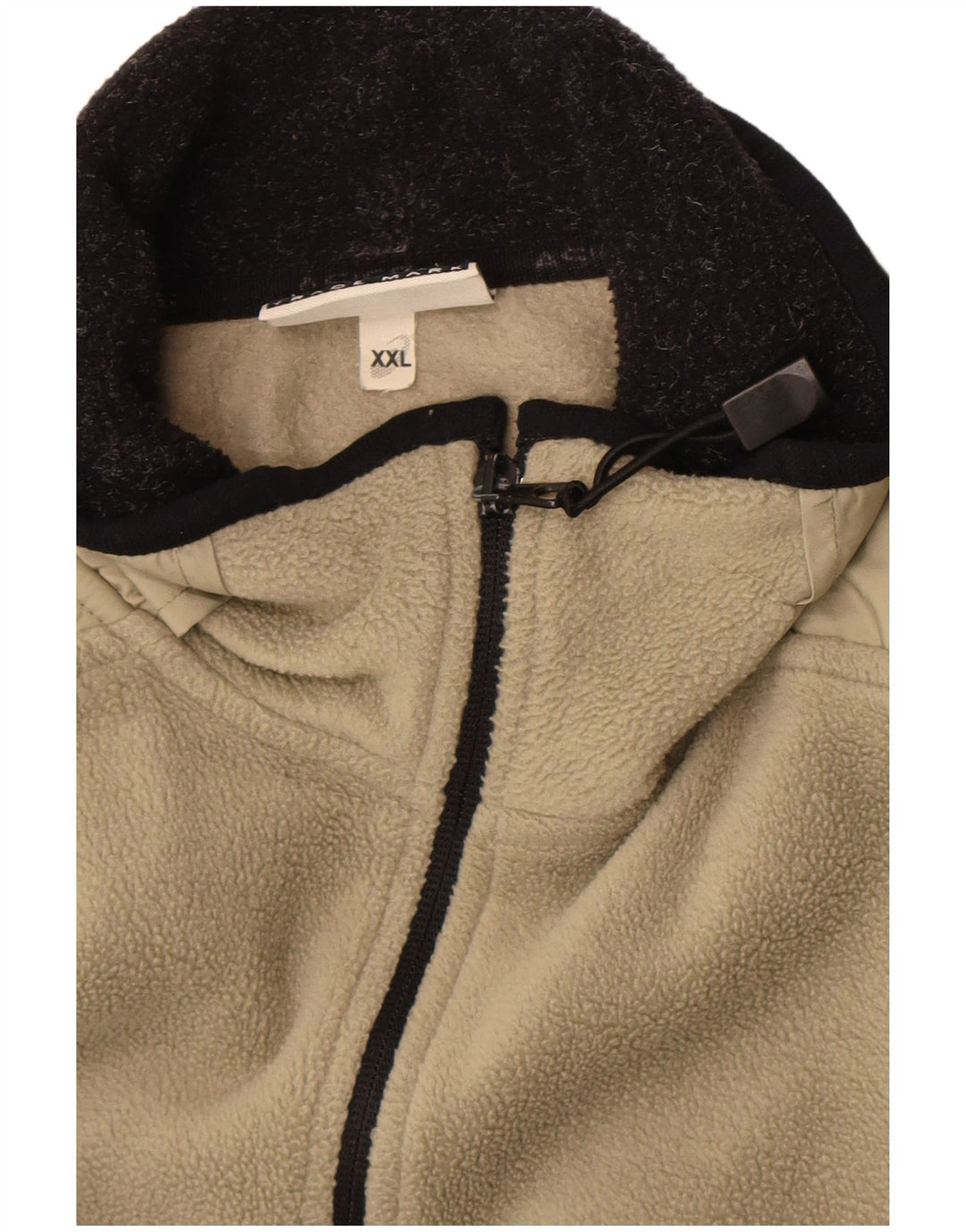 Asics Herren Fleecejacke UK 44 2XL Khaki Colourblock