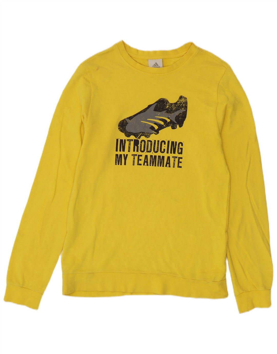 Adidas Herren Graphic Sweatshirt Pullover Mittelgelb