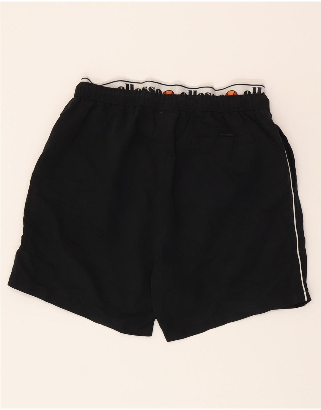Ellesse Herren Graphic Sport Shorts Mittelschwarzes Colourblock-Polyester