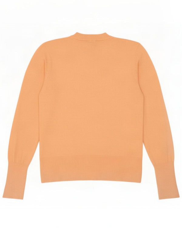 C&A Damen-Pullover mit Rundhalsausschnitt, UK 10, Small Orange Viscose