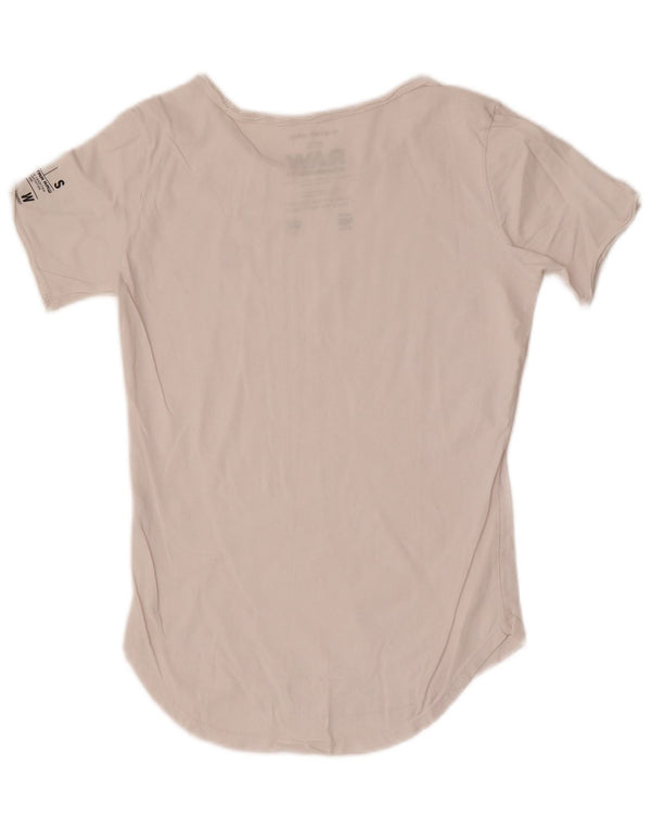 G-Star Damen Lash Graphic T-Shirt Top XS Weiß
