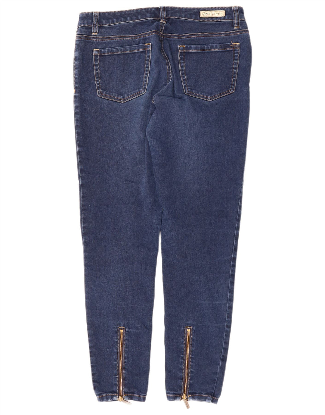 MICHAEL KORS Damen Skinny Jeans US 8 Medium W29 L29 Marineblaue Baumwolle