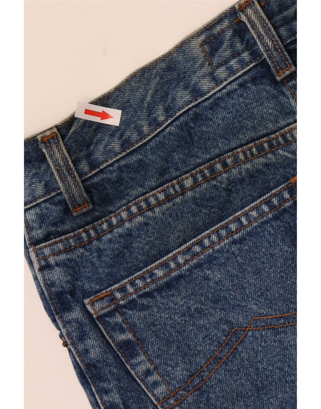 Casucci Damen-Jeans mit hoher Taille, W31, L32, blaue Baumwolle