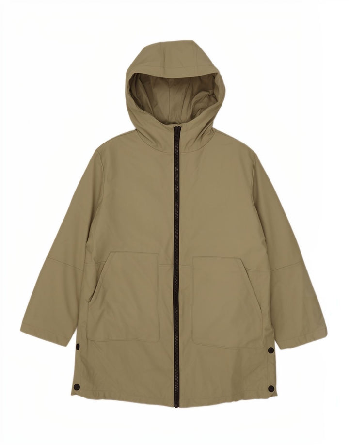 Zara Regenjacke mit Kapuze für Jungen, 11–12 Jahre, Khaki, Polyester