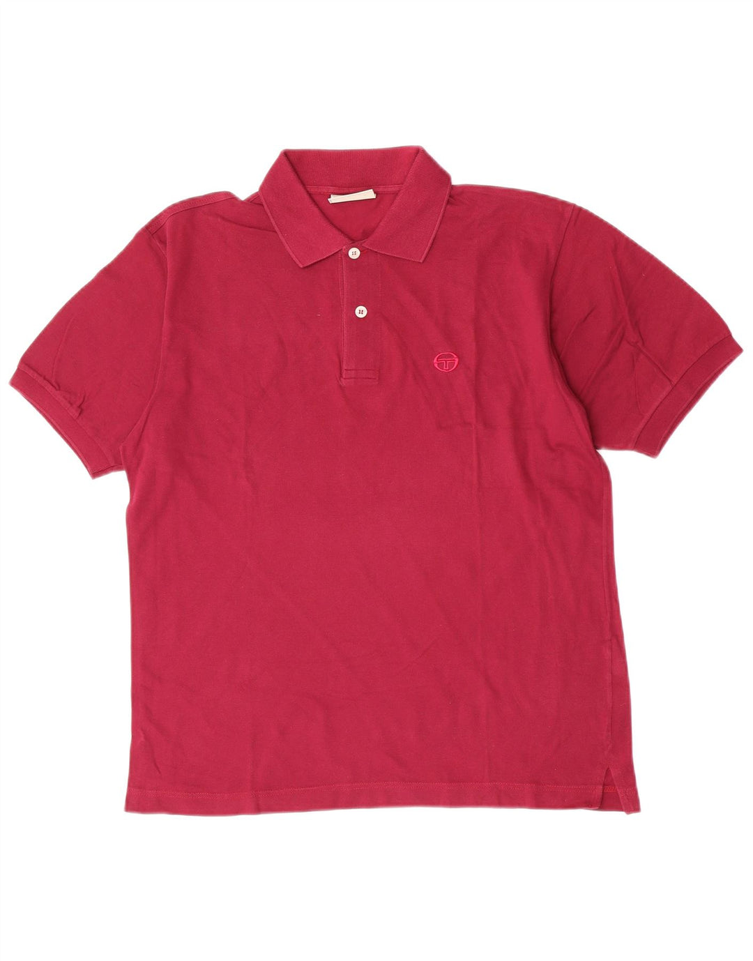 Sergio Tacchini Herren Poloshirt IT 48 Mittelbraune Baumwolle