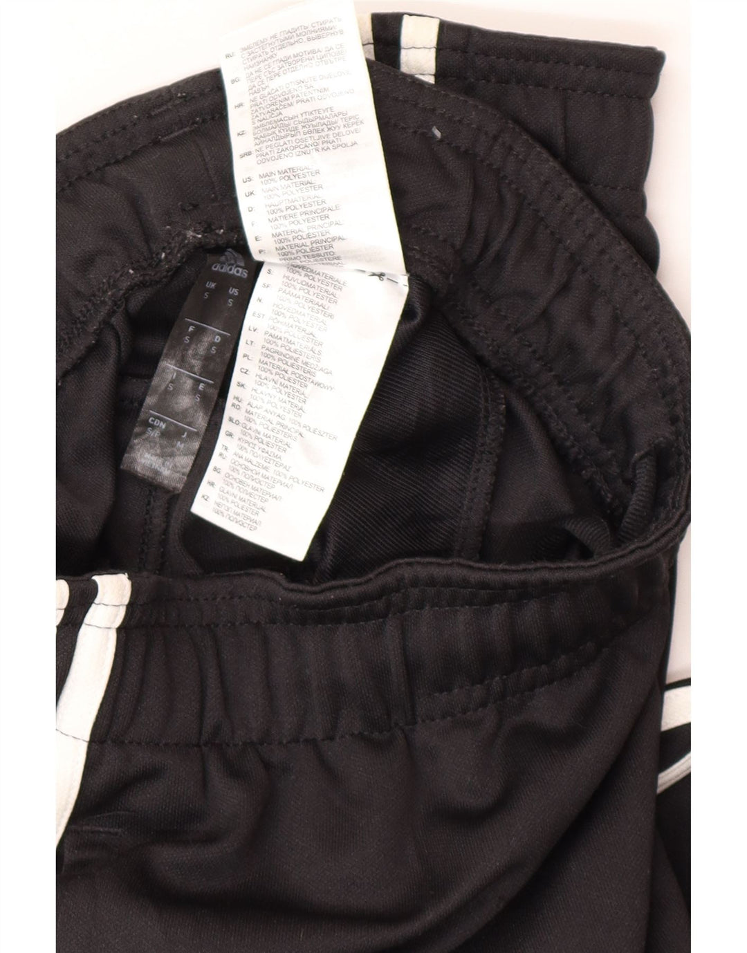 ADIDAS Herren-Trainingshose, Größe S, Schwarz, Polyester