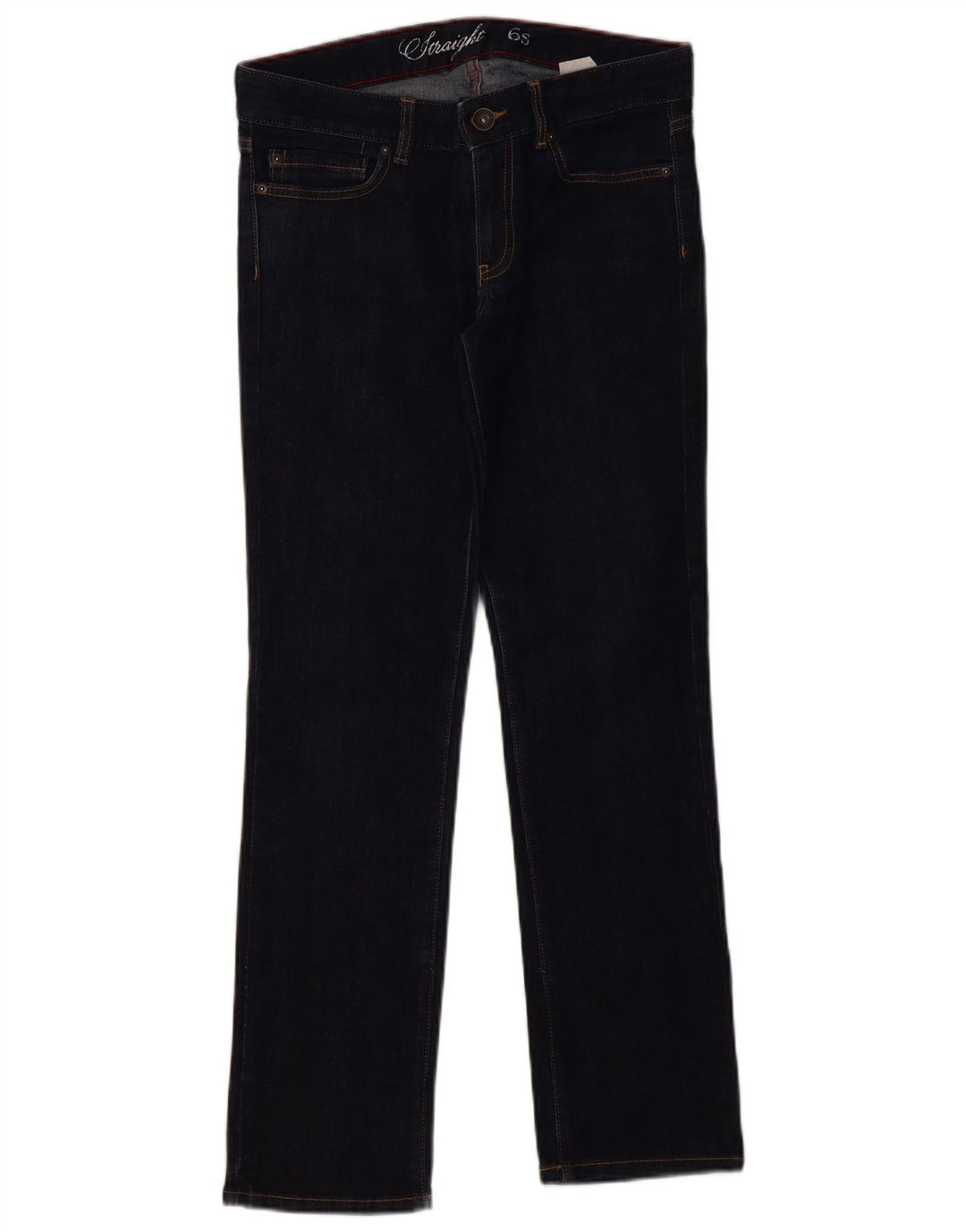 Tommy Hilfiger Damen Straight Jeans US 6 Medium W32 L30 Marineblau