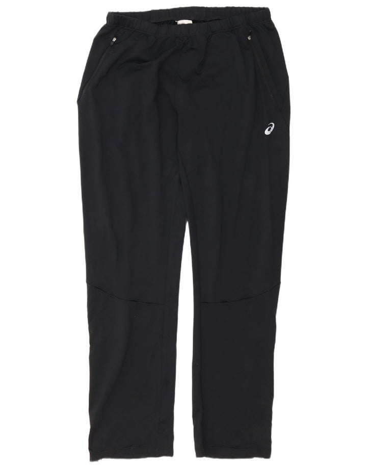 Asics Herren-Trainingshose, UK 18, XL, Schwarz, Polyester