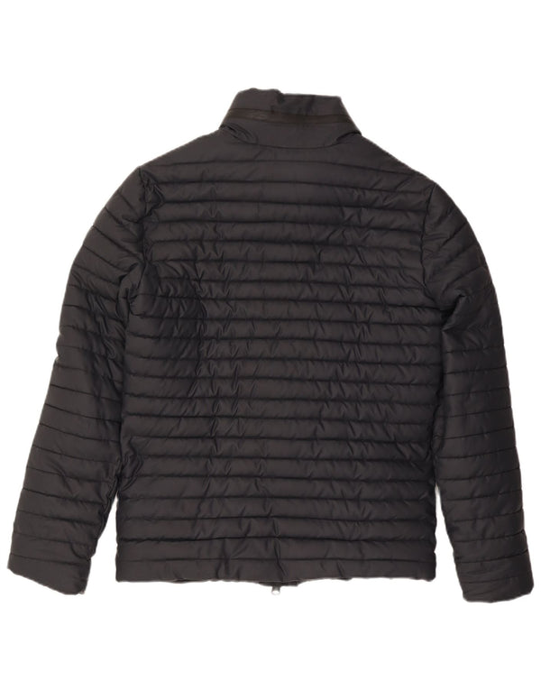 Superdry Herren Wattierte Jacke UK 38 Medium Schwarz Polyester