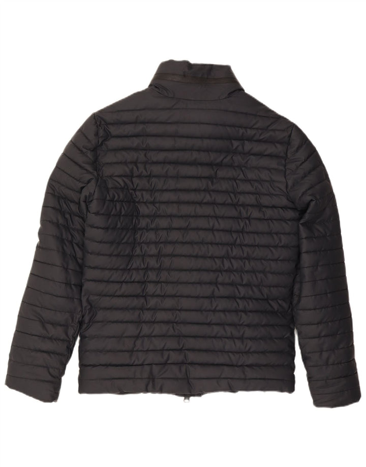 Superdry Herren Wattierte Jacke UK 38 Medium Schwarz Polyester