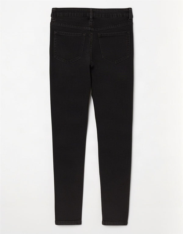 Marks & Spencer Damen The Ivy Skinny Jeans UK 10 Small W28 L28 Schwarz