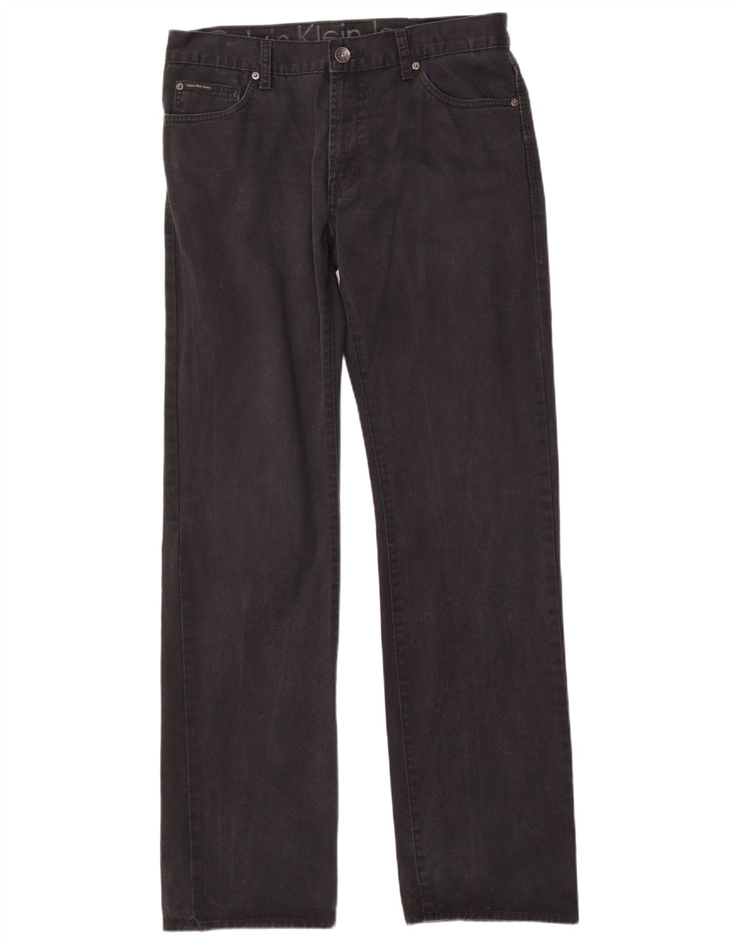 Calvin Klein Herren Straight Jeans W33 L34 Marineblaue Baumwolle