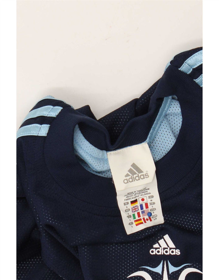 Adidas Herren Graphic Weste Top Small Marineblau Polyester