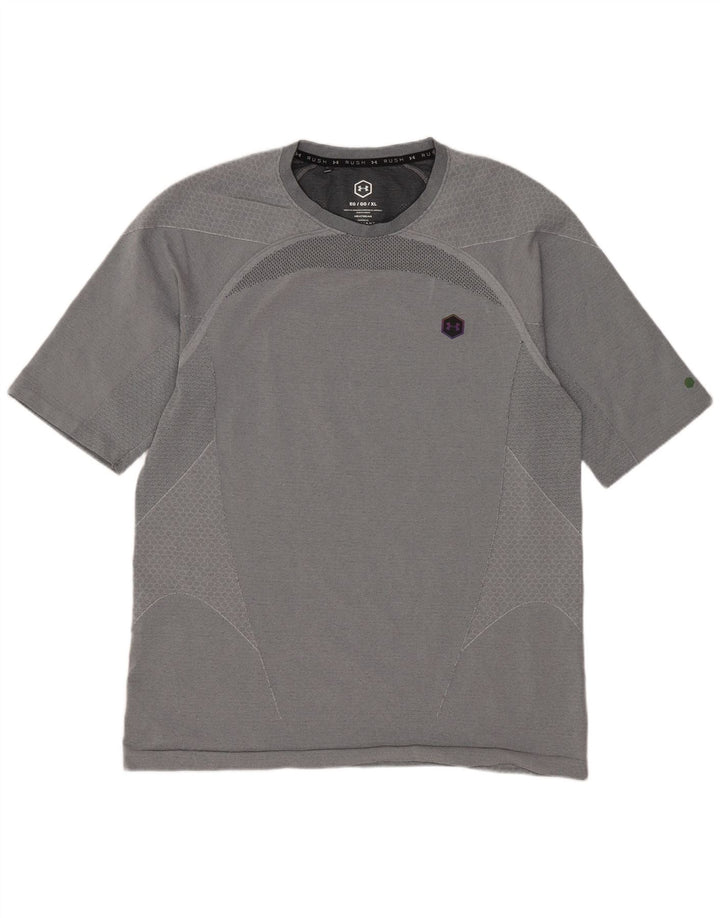 Under Armour Herren Heat Gear T-Shirt Top XL Grau