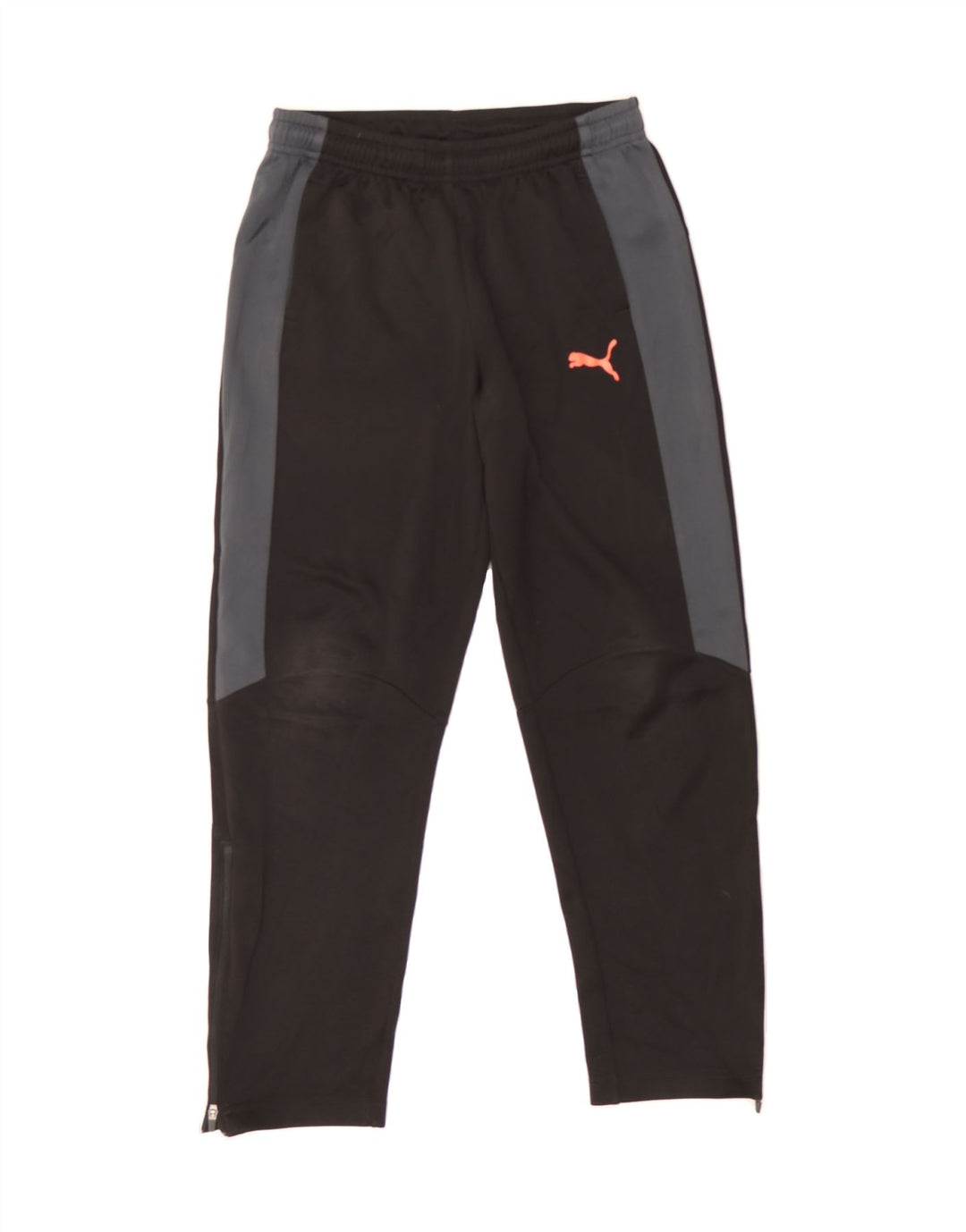PUMA Boys Tracksuit Trousers 11-12 Years Large  Black Colourblock Vintage Puma and Second-Hand Puma from Messina Hembry 