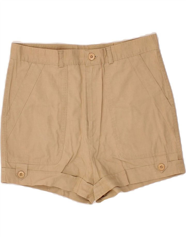 VINTAGE Womens Chino Shorts IT 44 Medium W30 Beige Cotton Vintage Vintage and Second-Hand Vintage from Messina Hembry 