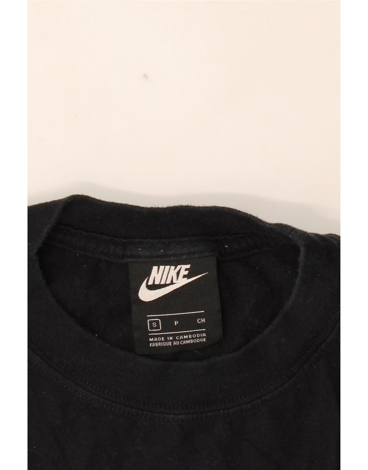 NIKE Womens Oversized T-Shirt Top UK 10 Small Black Cotton Vintage Nike and Second-Hand Nike from Messina Hembry 