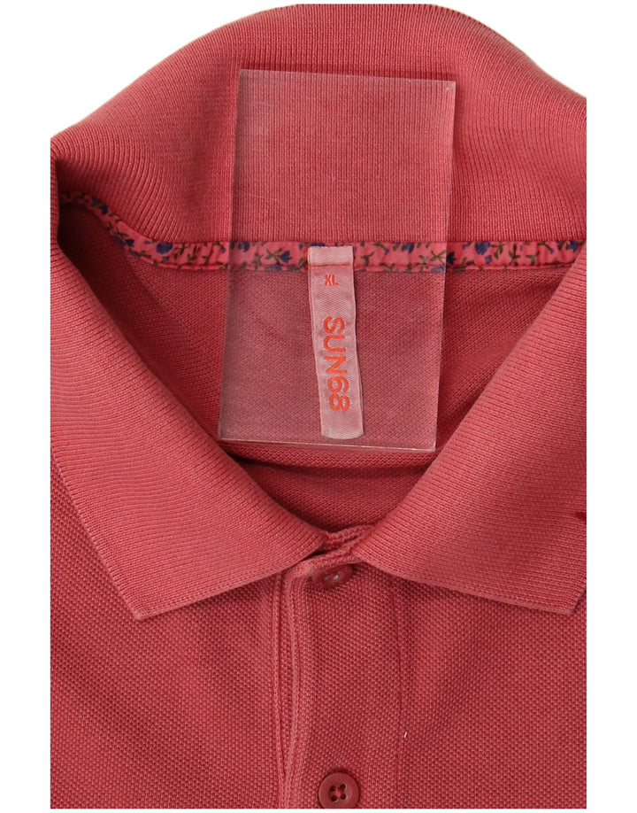 SUN68 Herren Poloshirt XL Rosa