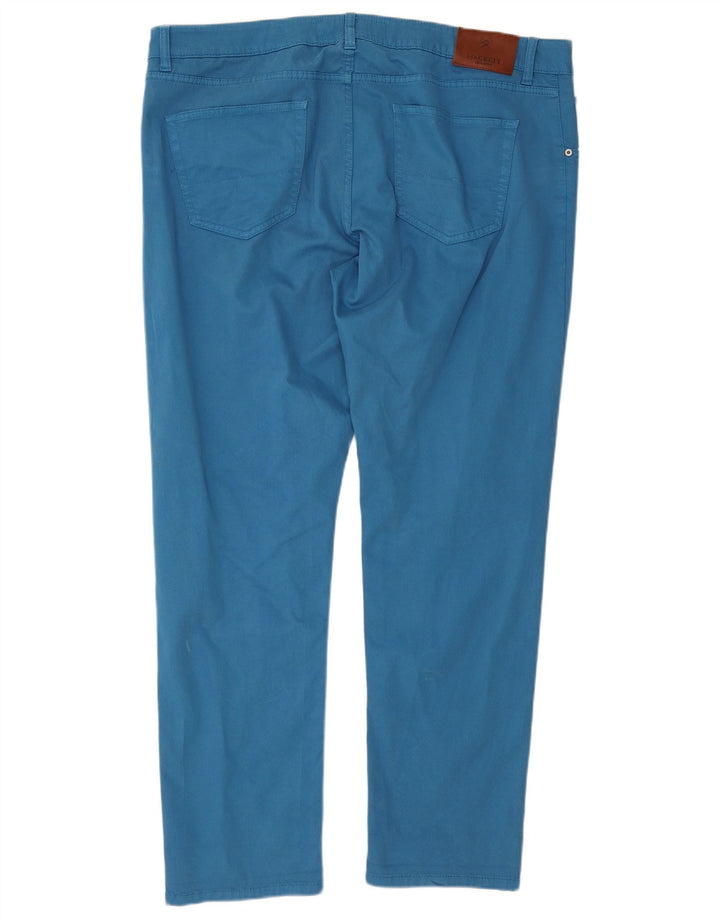 Hackett Herren-Freizeithose, gerade, W44, L31, Blau, Baumwolle