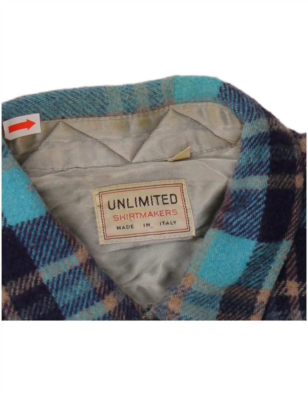 Unlimited Kariertes Holzfäller-Flanellhemd für Herren, XL, blau kariertes Polyester