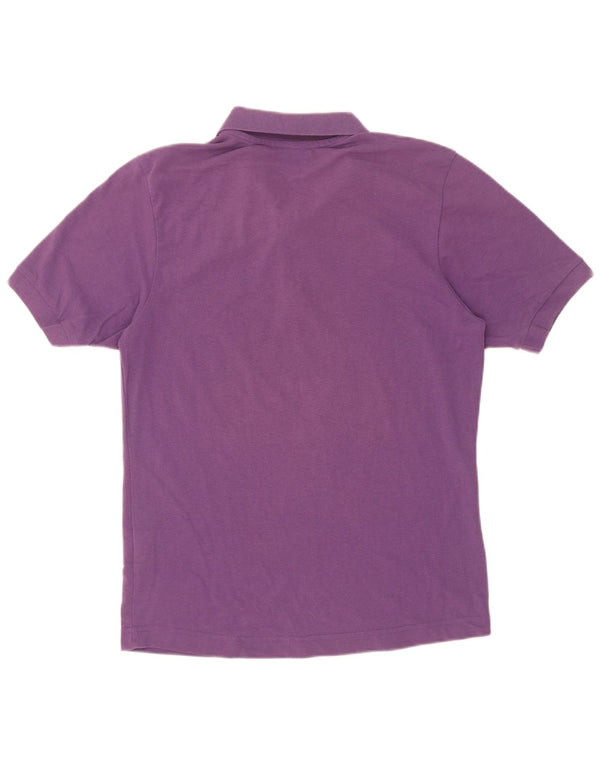 Kappa Damen Poloshirt UK 20 2XL Lila Baumwolle