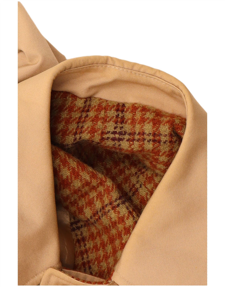 Vintage Damen Mantel UK 12 Medium Beige