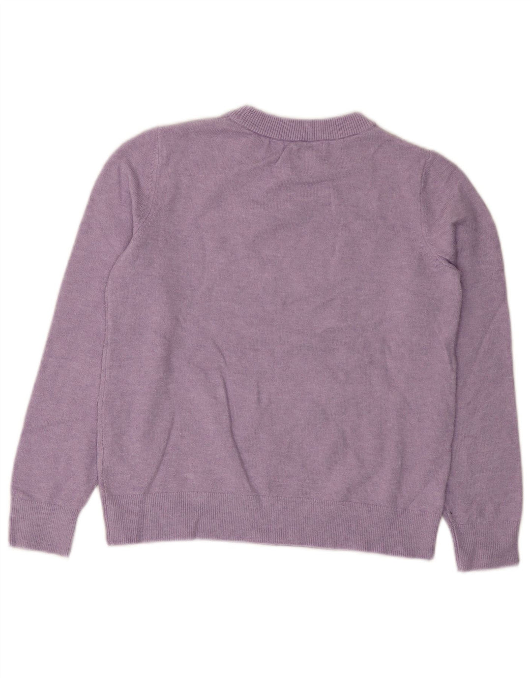 Marks & Spencer Damen-Pullover mit Rundhalsausschnitt, Gr. 10, Violett