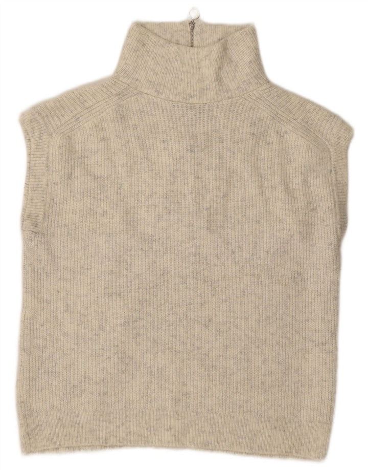 Marks & Spencer Damen-Tanktop in Übergröße, Gr. 10, Größe S, Grau gefleckt