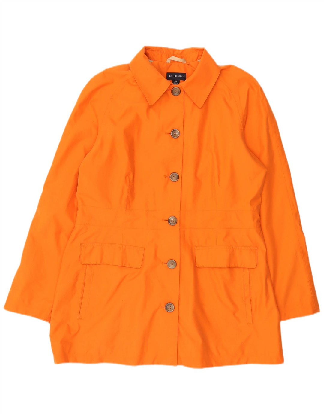 Lands End Damen-Blazerjacke mit 6 Knöpfen, UK 16, Größe L, Orange, Polyester