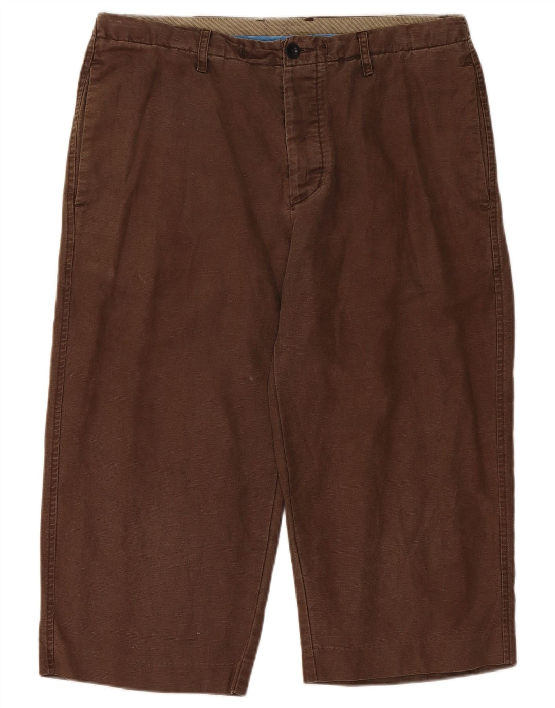 Gap Herren Regular Loose Fit Bermudashorts Medium W32 Braunes Leinen