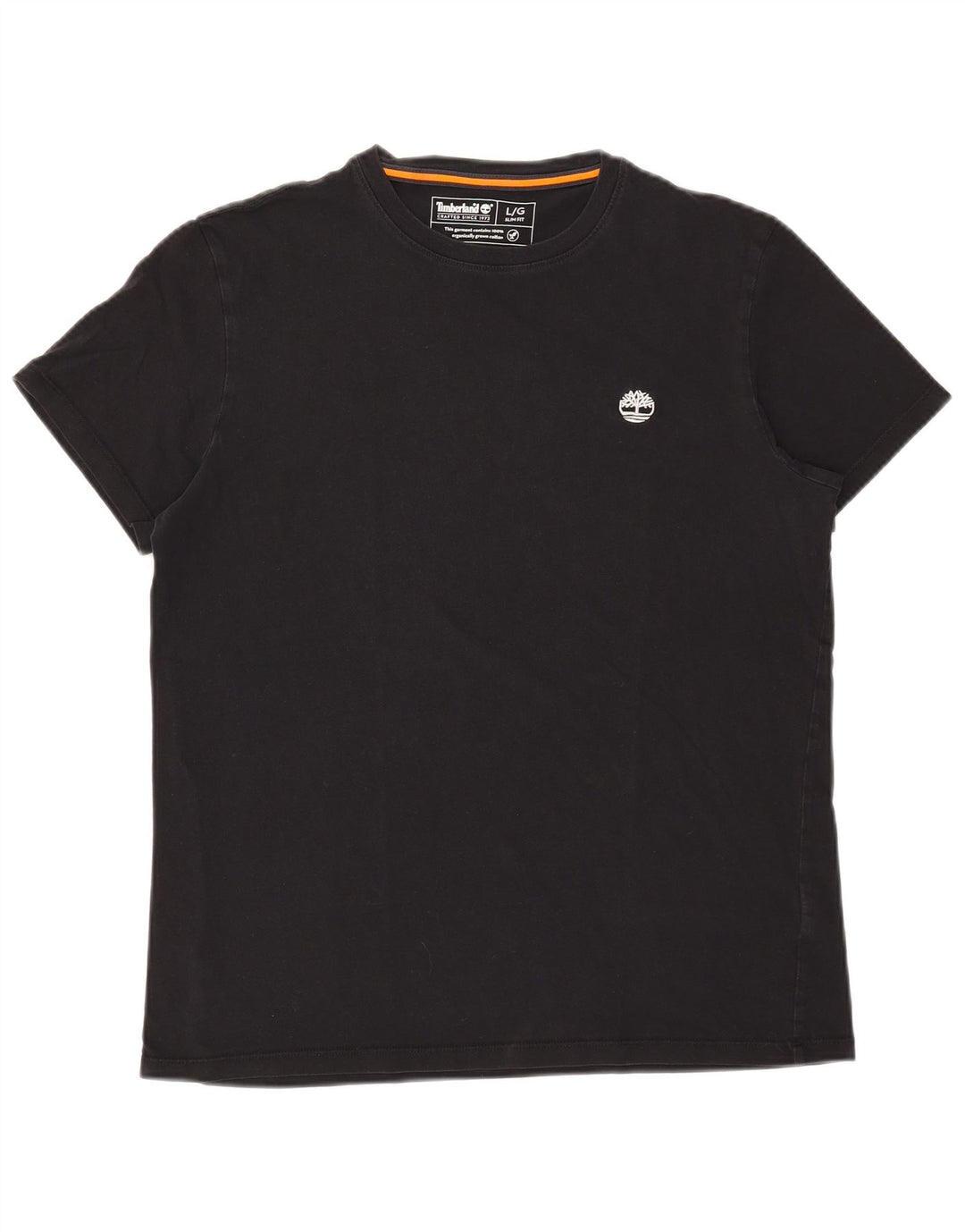 Timberland Herren Slim Fit T-Shirt Top Large Schwarz