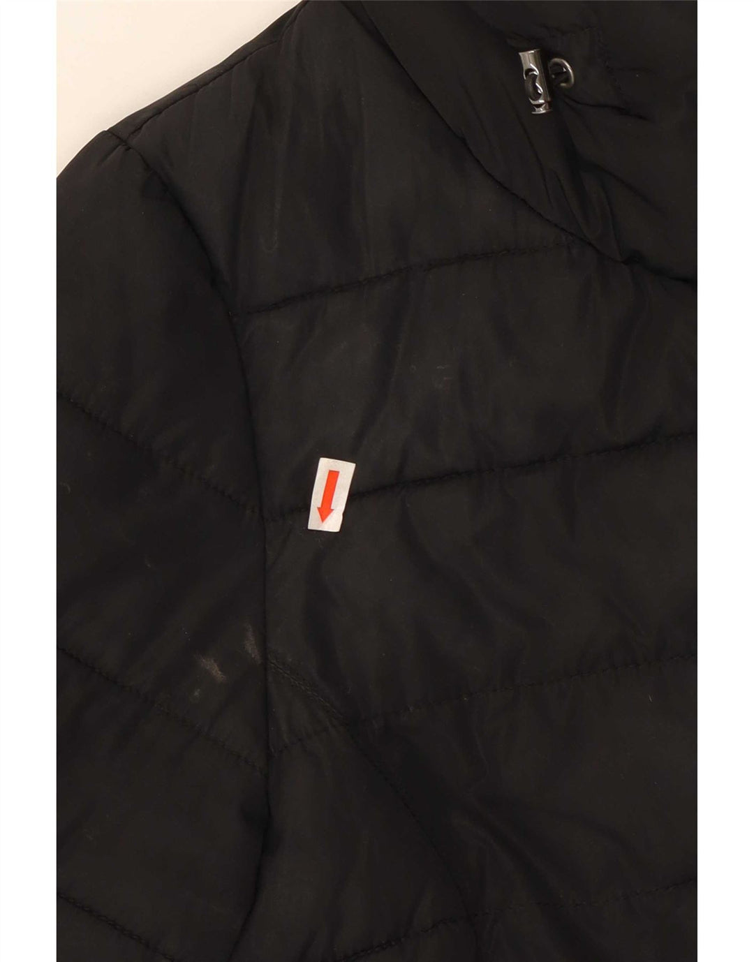 French Connection Wattierte Damenjacke mit Kapuze, UK 10, Größe S, Schwarz, Polyester