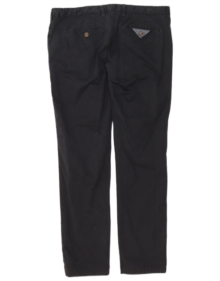Ted Baker Slim-Anzughose für Herren, W38, L34, schwarze Baumwolle