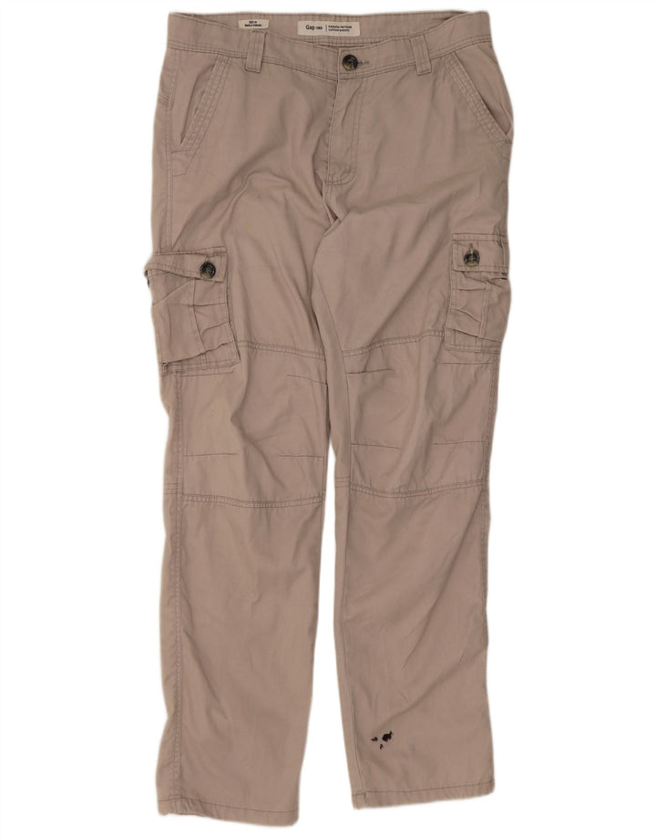 Gap Herren gerade Cargohose W34 L31 Beige
